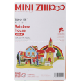 3D Regenbogen Haus Puzzle